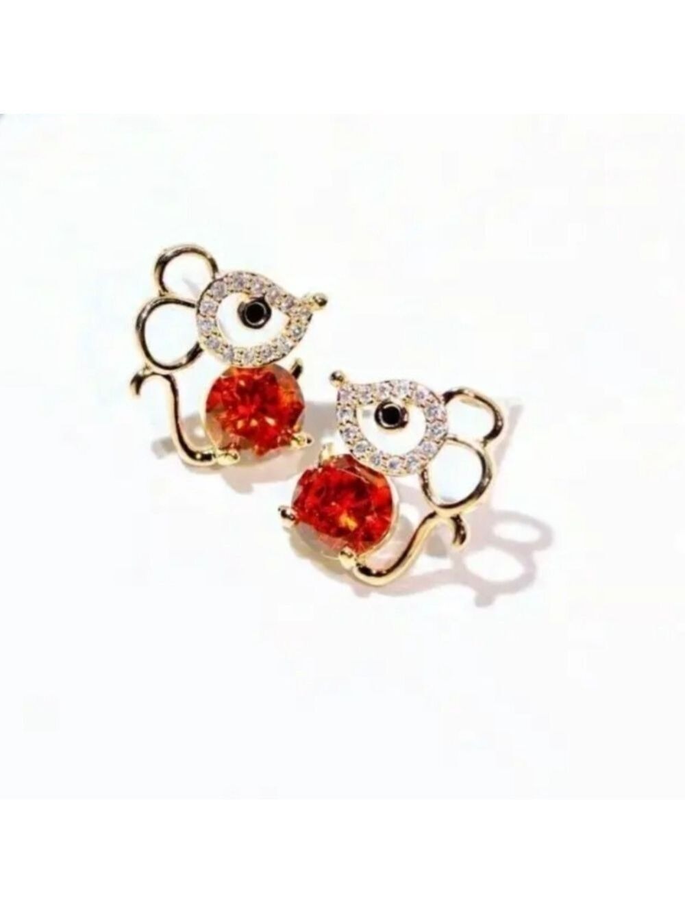 โค๏ธ&๐นEarrings-- Sweet Little Mice for You & your Valentine